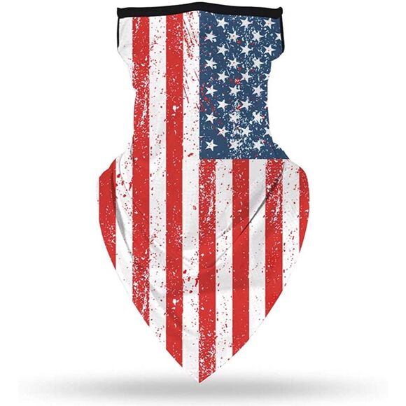 AIEOE American Flag Neck Gaiter Bandana Face Mask Scarf Unisex Multicolor - Picture 6 of 8